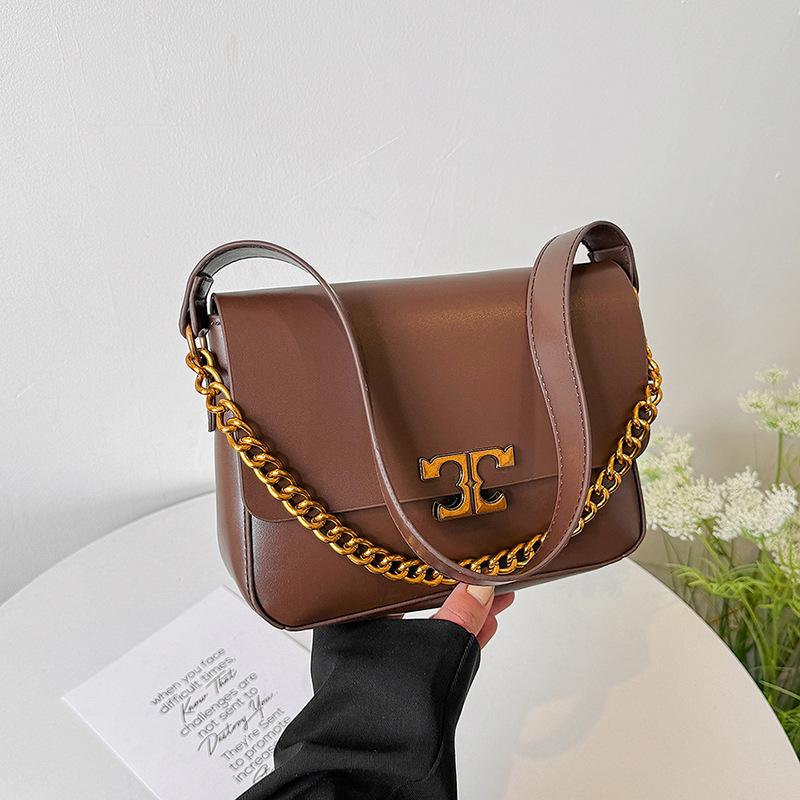 Lätt lyx personlig textur axillväska vår nya temperament enkel dam axelväska crossbody-väska