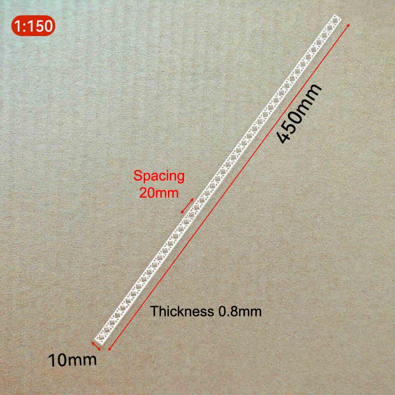 

Масштаб Ho N 1/87 64 50 Модель Забор Здание Для Пейзажа Песок Железная дорога Железнодорожные перила Макет поезда Ландшафтные аксессуары