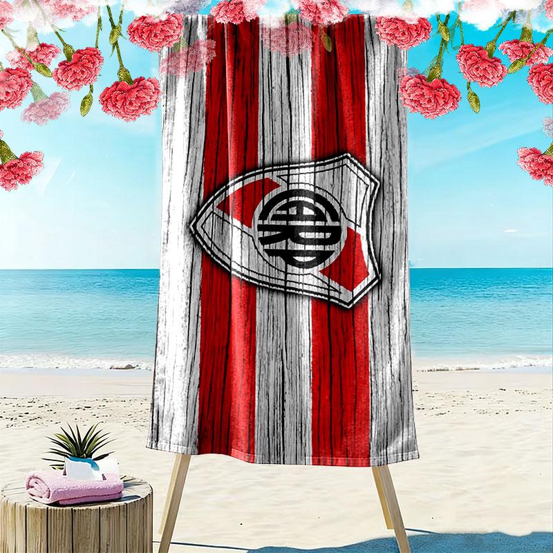 Asciugamano da Spiaggia con Stampa River Plate, Asciugamano Grande Morbido ad Asciugatura Rapida per Spiaggia Campeggio Nuoto