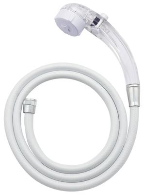 Gaona Magicayo Ariene Set de Cabezal de Ducha y Manguera Transparente Parada de agua fácil de regar baja presión de agua (Flujo de chorro, limpio, 30% de ahorro, compatible) GA-FH028