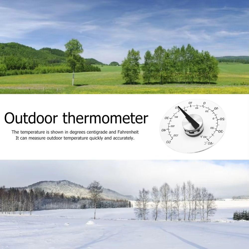 Clear Window Thermometer Mini Celsius Tester Outdoor Temperature Meter Garden Greenhouse