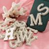 26Pcs A-Z Alphabe Rhinestone Letter Patches English Alphabet Pearl Alphabet Patch  Clothes