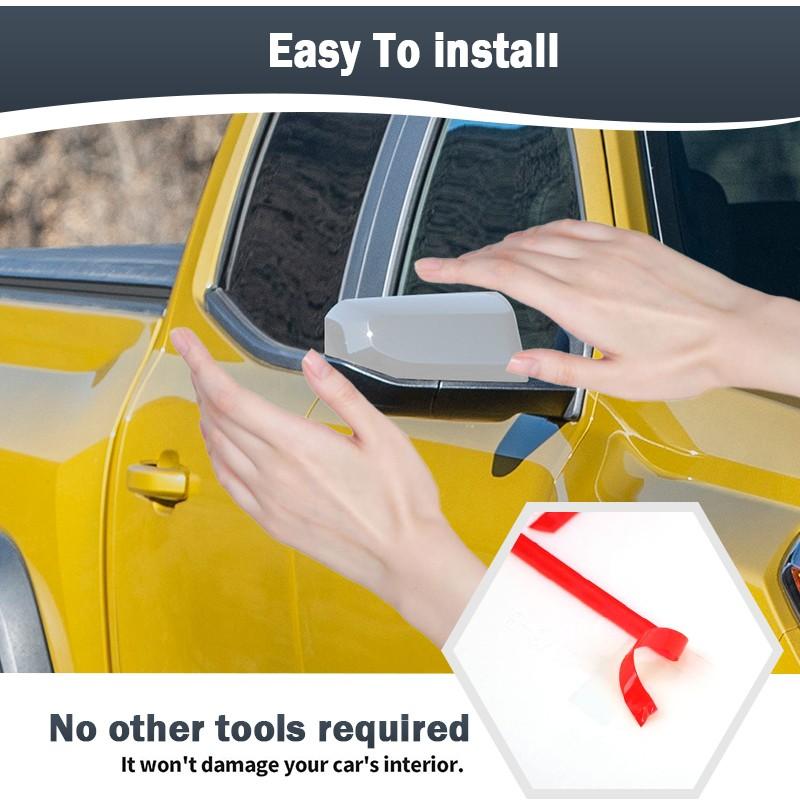 2Pcs Chrome Side Wing Mirror Cover Cap For Chevy Colorado GMC Canyon 2023-2025