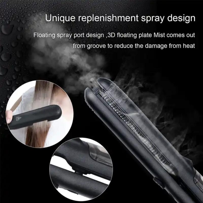 Steam Hair Straightener Straightening Irons Straight Hair Brush Hair Straightener Tools Curler Electric Ceramic Titanium