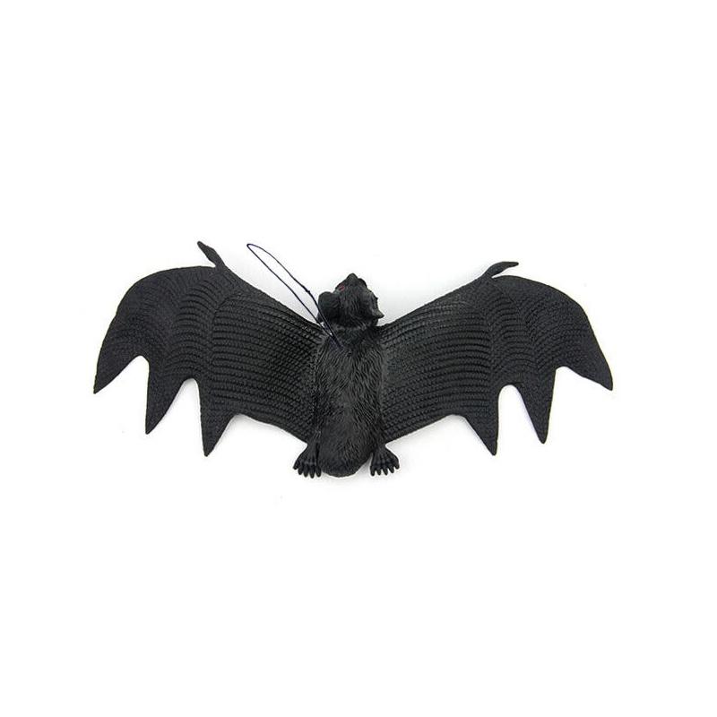 Spooky Hanging Rubber Vampire Bat Halloween Party Prop Decoration