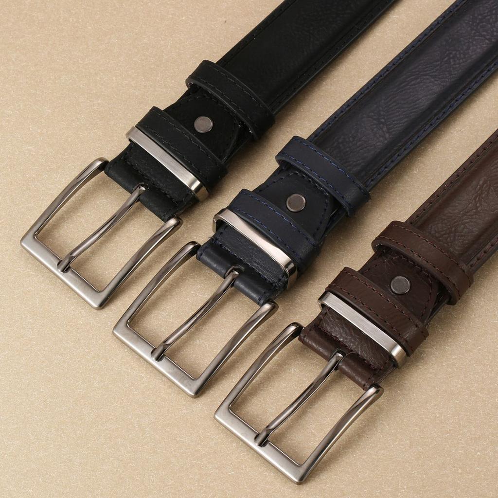 Belt Men'S Light Ripe Business Pin Buckle Belt Korean Jeans Belt Bandwidth 4Cm