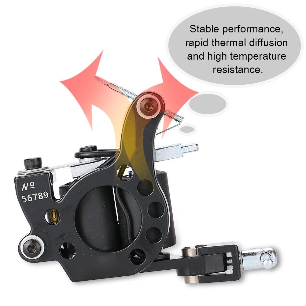 Professional Alloy Tattoo Machine Copper Coils Tattoo Liner Machine Shader Gun