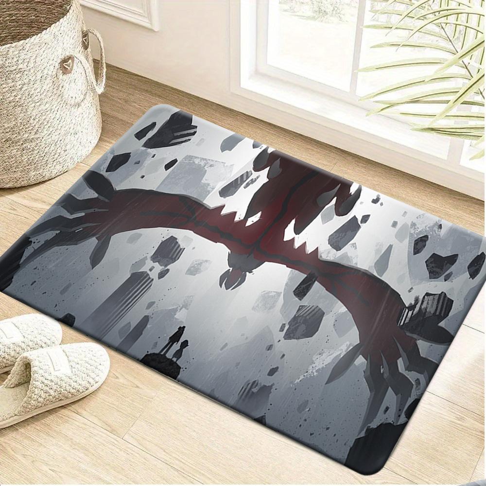 Legendary Pokemon Arceus Art Print Soft Non-Slip Absorbent Doormat Rug Home Bathroom Entryway Floor Decor Mat 40x60cm