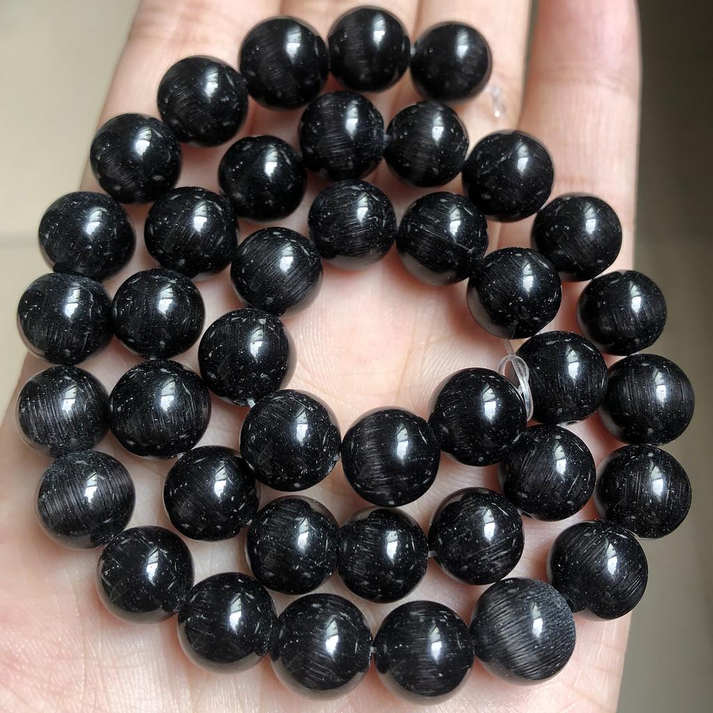 4/6/8/10/12mm Pink Color Cat Eye Opal Beads Natural Stone Glass Loose Beads for Jewelry Making DIY Bracelets Accessories 15''