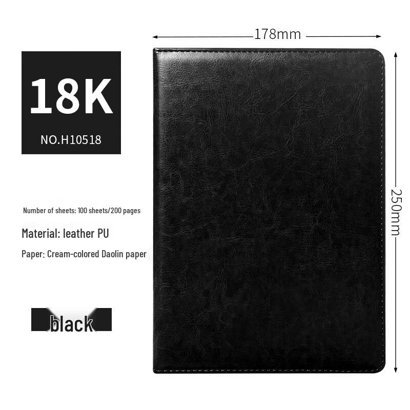 Bailiwen H10518 Business Notebook