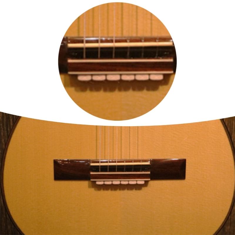 12Pcs Guitar String Ties Bridge Beads for Acoustic Guitar & Nylon String Guitar Classical Guitar Rollers String Trees