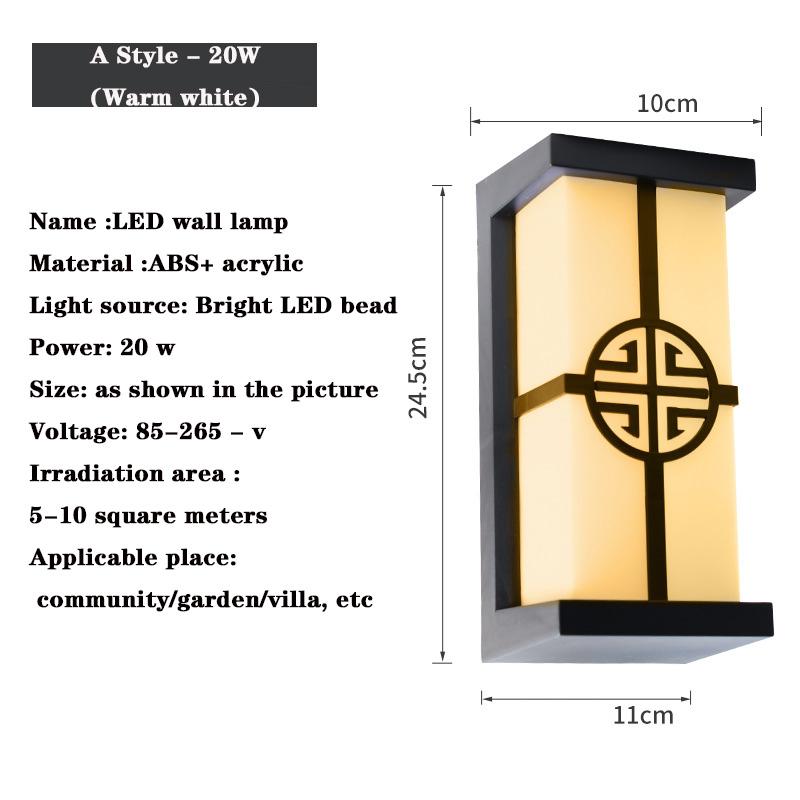 LED Außenwandleuchte LED Außenwandleuchte Wasserdichtes Licht Außenveranda LED-Licht mit Bewegungssensor Licht Außenbeleuchtung