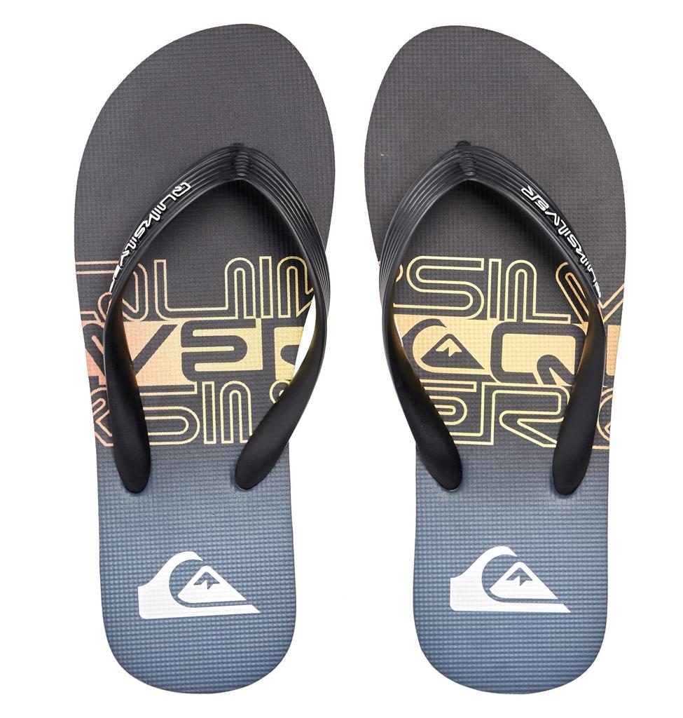 Quiksilver Word Logo Print Beach Sandals