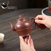 Yixing Purpurová hliněná nádoba Tradiční poloručně vyráběná surová ruda Bambusová jarní nádoba Zhongcao Velkokapacitní sada čínských čajových konvic