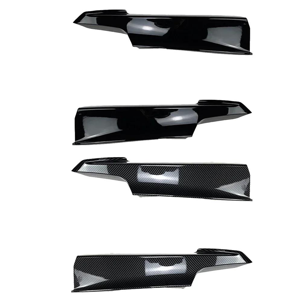2Pcs Bumper Side Splitter Cover For BMW 3 Series F30 M Sport 320i 325i 13-2019 Front Lip Bumper Spoiler Cap Strip ABS Kit
