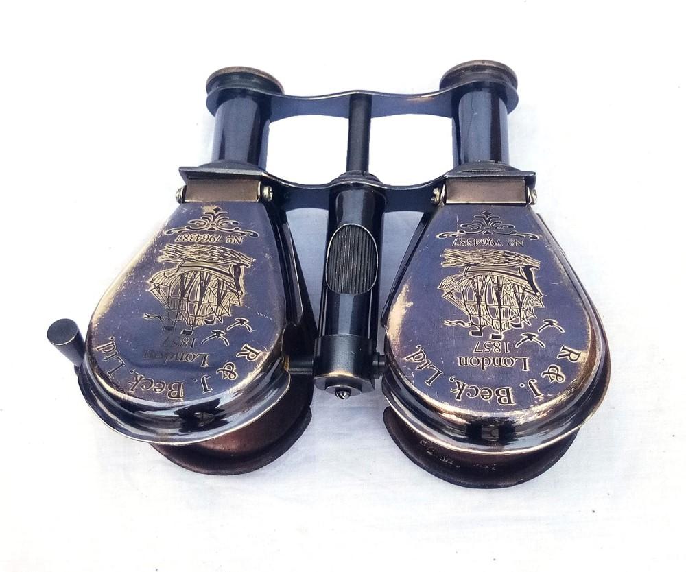 Antikes Messing Fernglas Maritim Vintage Geschenk Nautisches Monokular Teleskop Geschenke