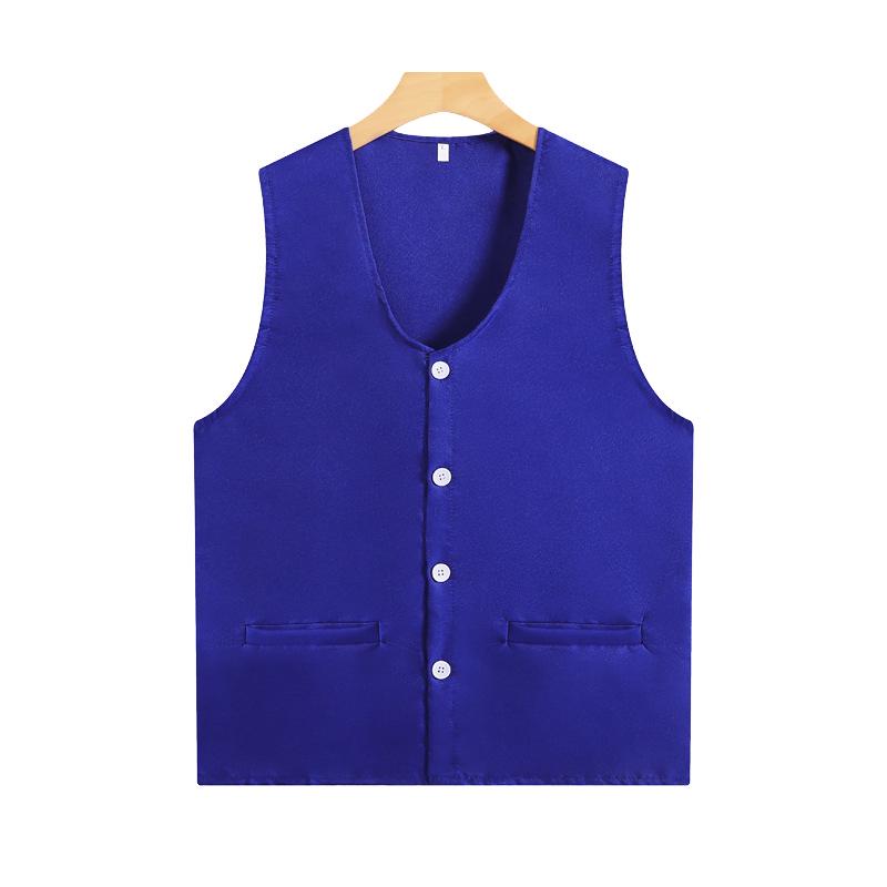 

Custom Logo Volunteer Vest: Pointed & Flat Corner Design for Supermarket or Workwear Use Medium
