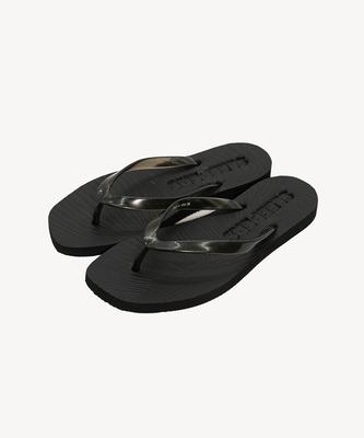 Sleepers Tapered Flip-Flops Black Transparent