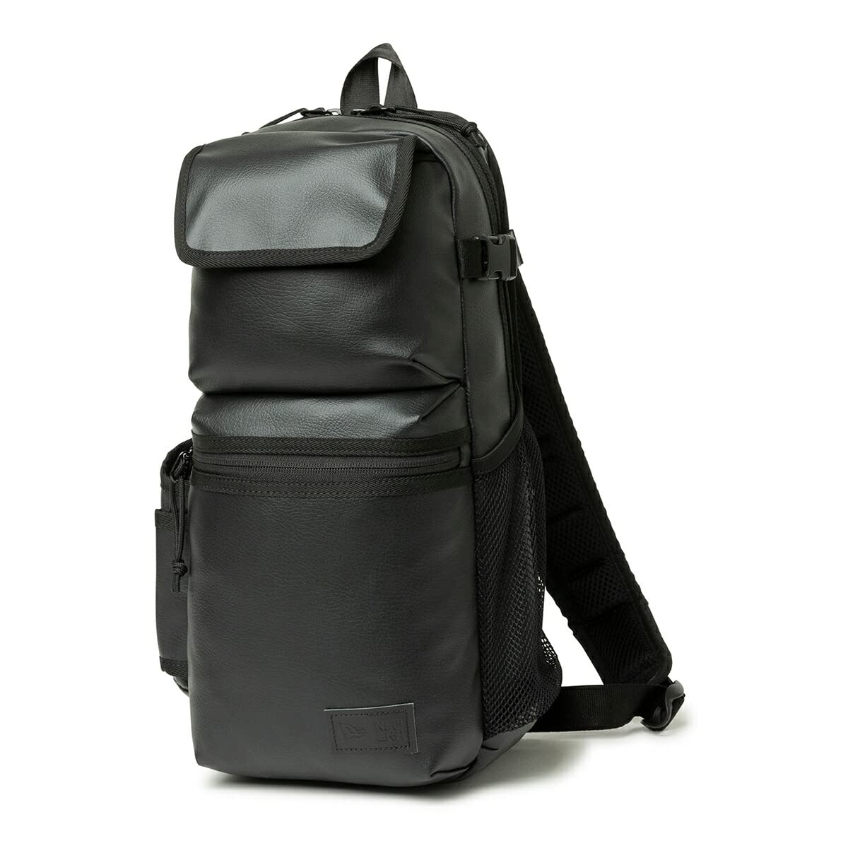 

New Era New Era Body Bag Messenger Bag Synthetic Leather Black Leather FREE SLING BODY BAG SYN LEATHER BLK