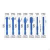 7 Pieces Diamond Drill Bit Set Dry Bit,1/4" Hex Shank Professional for Marble