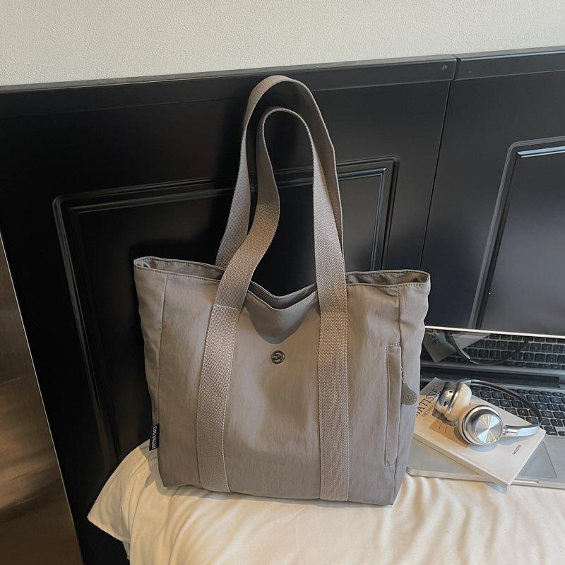 Large capacity canvas tote canvas bag, go to work, go out, high value commuting literature and art student clothing, shoulder bag