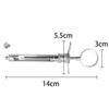 Stainless Steel Dental Aspirating Syringe Gun Hook-Headed Sharp Head Dentist Injector Surgical Instruments Tool Dental Supplies