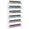 Transparent Acrylic Wall-Mounted Display Rack for Nail Polish, Records, and Picture Books