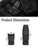 VIPERADE VAB2 Multipurpose Clips for Molle Tactical Locking Carabiners for Molle Webbing Attachment to and Bags 10-Pack 1" Webbing, Backpacks,