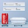 Disposable Rectangular Food Containers with Lids