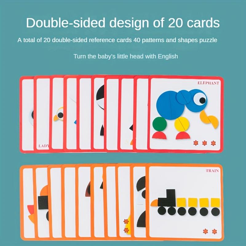 Деревянная головоломка 3D креативная игра-головоломка в форме животного геометрическая — фото 3