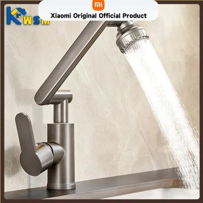 Mechanischer Arm Universeller Wasserhahn Badezimmer Küche Spritzwassergeschützter Wasserhahn Badezimmer Waschtisch Heiß- und Kaltwasserhahn Wasserhahnzubehör