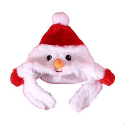 Christmas Dog Hat Headgear Cute Decoration Winter Soft Headwear Cat and for Dogs