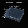 Transparent Rectangle PP Plastic Storage Box for Hardware & Electronic Components