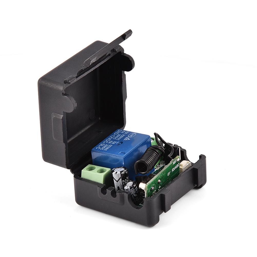 DC 12V 10A Single Channel Relay RF Wireless Switch Receiver   Remote Control Transmitter