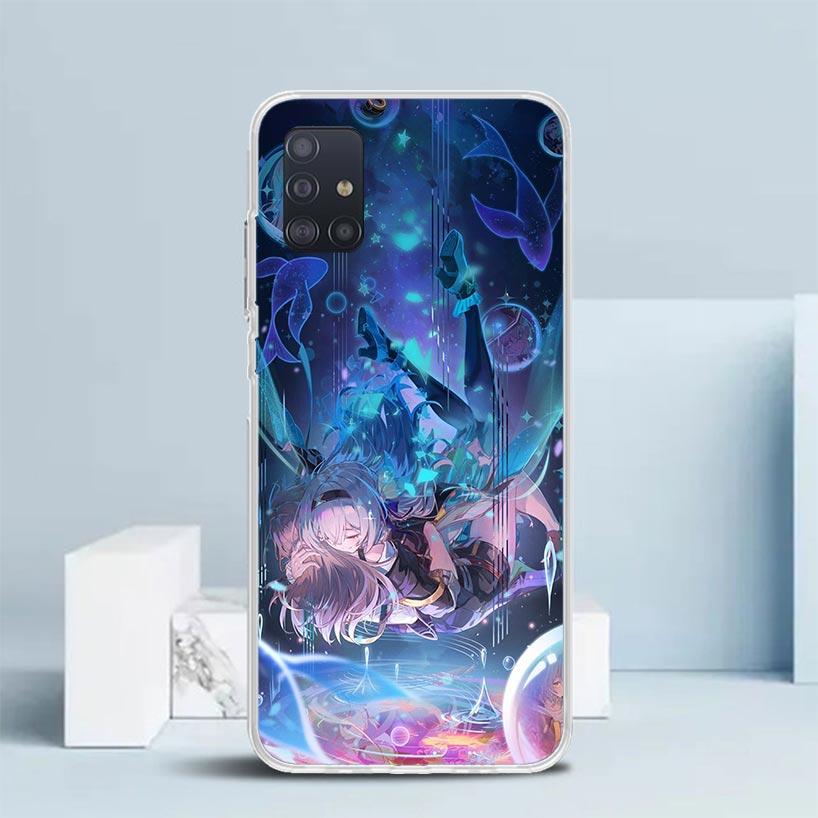 Honkai Star Rail Firefly Soft Cover for Samsung Galaxy A12 A22 A32 A52 A72 A02S Phone Case Note 20 Ultra 10 S10 Plus A51 A71 A50