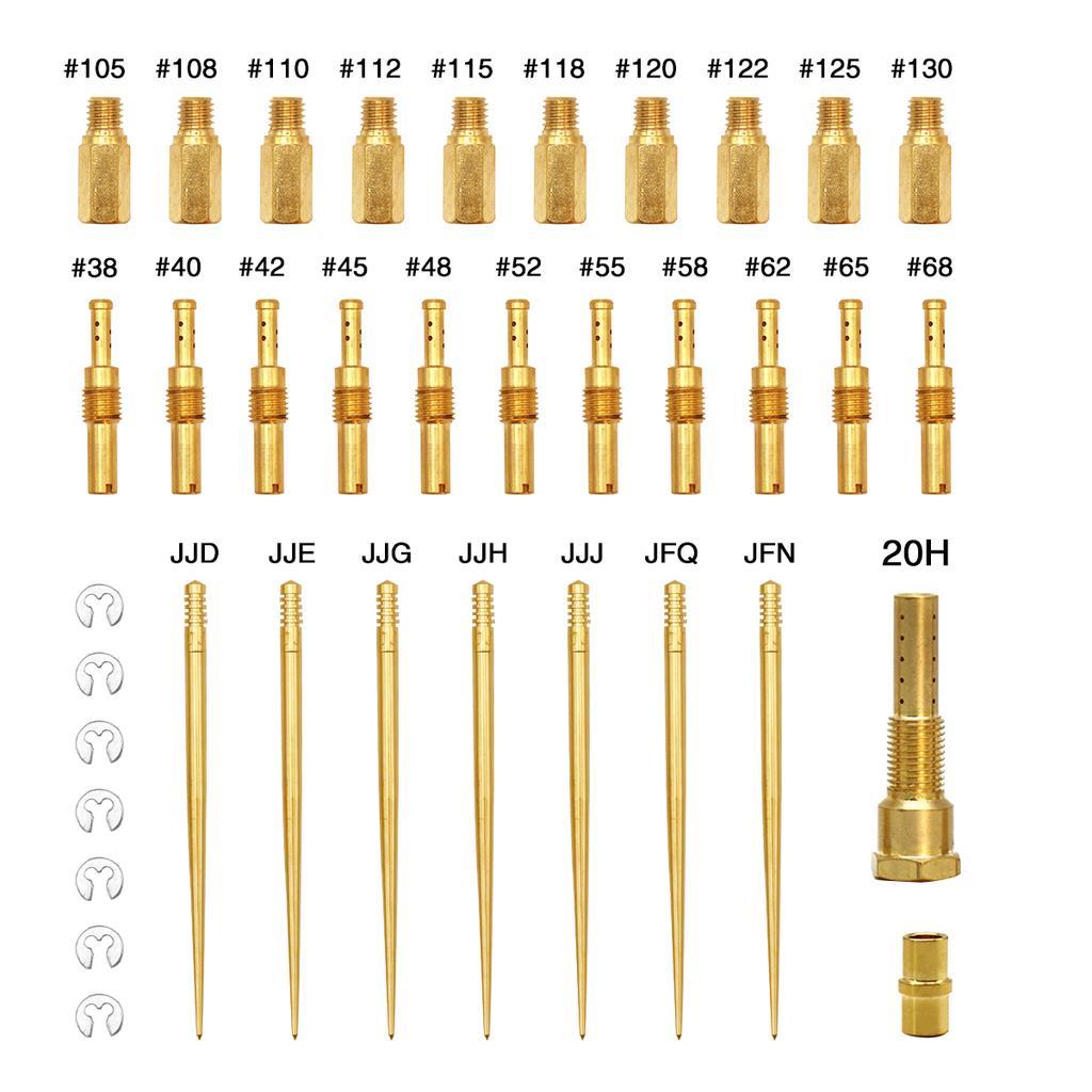 ZSDTRP PE 26-28 PWK 21-34 Carburetor Super Presisi Repair Kit with Slide Needle Pilot Main Jet Niddle House