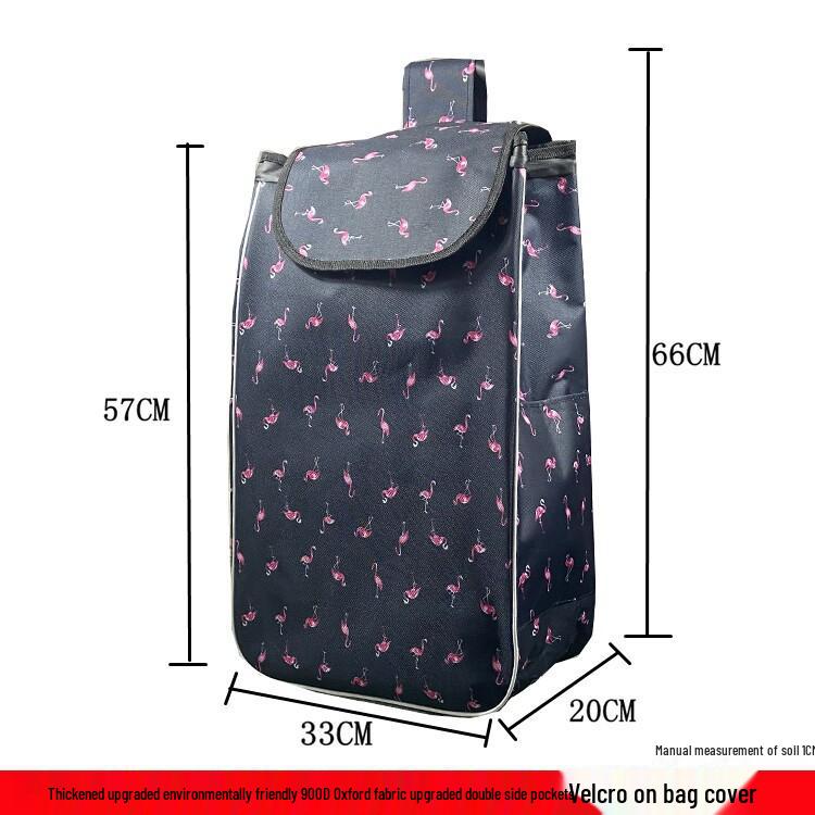 Waterproof Oxford Cloth Shopping Cart Bag – Thickened, Portable, and Durable Handcart Bag