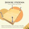 Wooden Bamboo Book Press Portable Book Press Binding Machine Book Binding Kits  Book Binding Tool