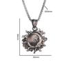 Colar Pingente Retro Sol Lua Estrela Beijo Casal Tendência da Moda Joias Casuais Literárias Acessórios Presente de Memória