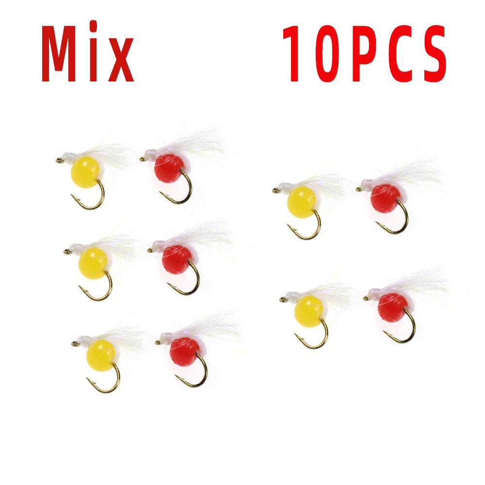 

Вольфрамовые шарики, яйца и мягкие молочные яйца, искусственные светящиеся насекомые, икра лосося, быстро тонущие мокрые мушки, форель, стальноголовый окунь, приманки для рыбалки красный