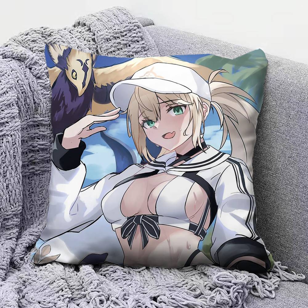 Artoria Caster Fate Grand Order Castoria Home Sofa Cushion Covers and Aecorative Custom Pillow Covers