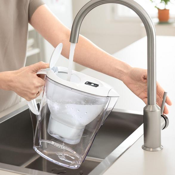 Brita marella xl white filter jug + 3 pure performance pro cartridges