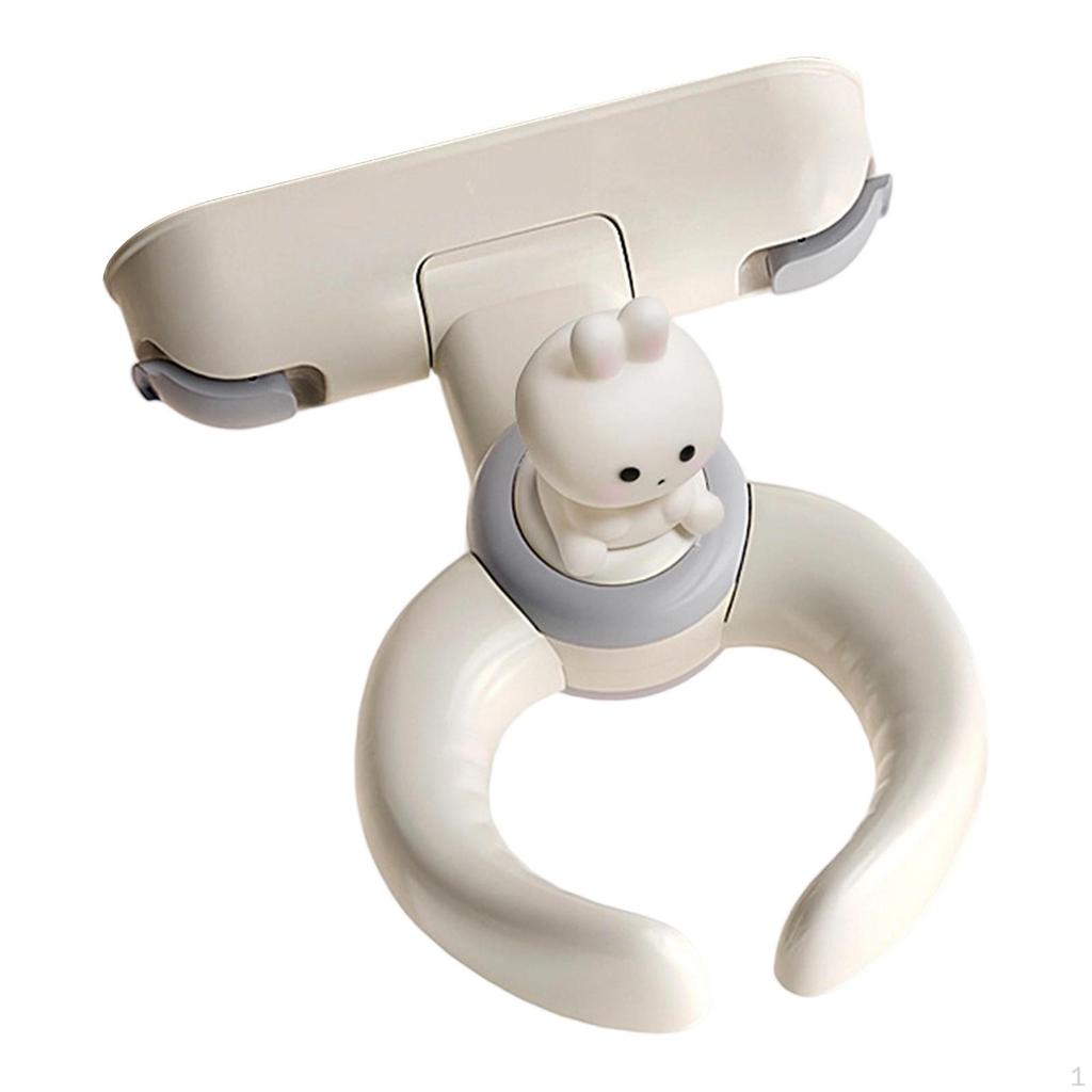 Bath Stand Hug Portable Ergonomical Sounding Toy Smooth Handles Strong Suction Cups for Bathtub