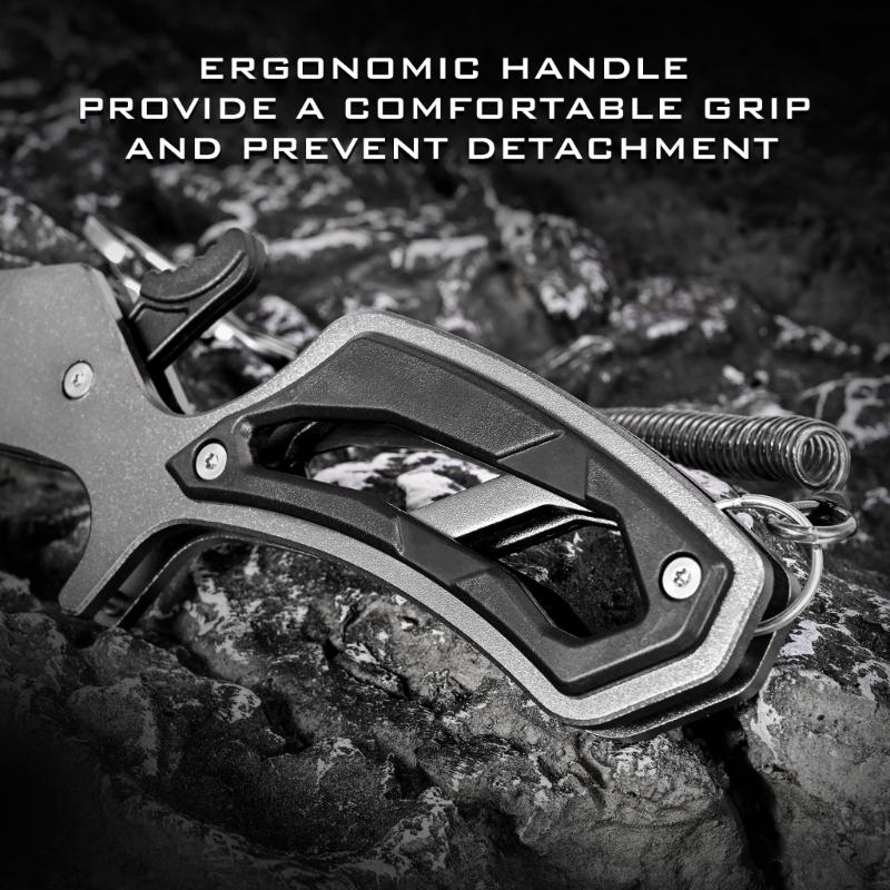 Lightweight Fish Lip Grabber Aluminum Alloy Fish Control Floating Fish Lip Grabber Fishing Tool Tackle for Fisherman