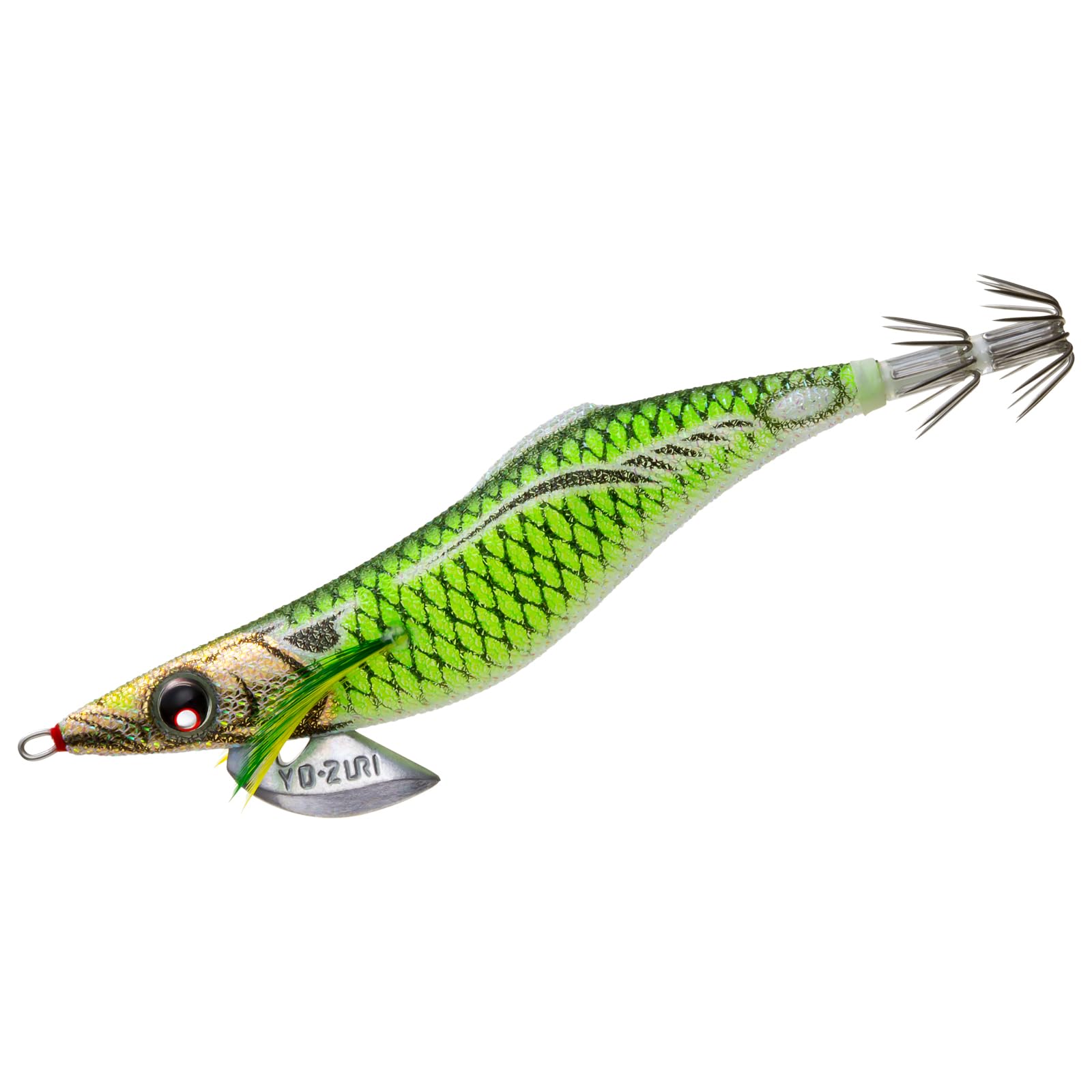

DUEL Aori Q Fin Ace Size Luminous Green Boil YO-ZURI Lure, 3.5, Weight 19g, A1748-LMBI,