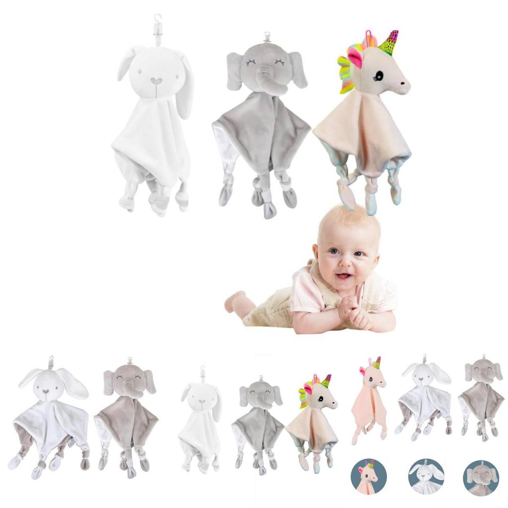 Bbsky Infant And Toddler Pacifier Blanket With Animal Design