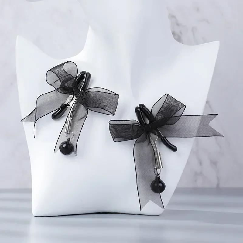 Sexy Breast Clips, Teasing, Flirting Bells, Clit Clips, Masturbation Toys Adult Products Sm Props, Lace Bows18+