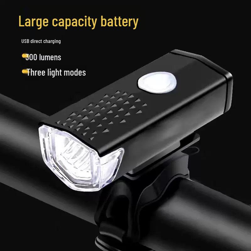 Bicycle Headlight & Taillight Set: Night Riding and Mountain Bike Flashlight Accessories