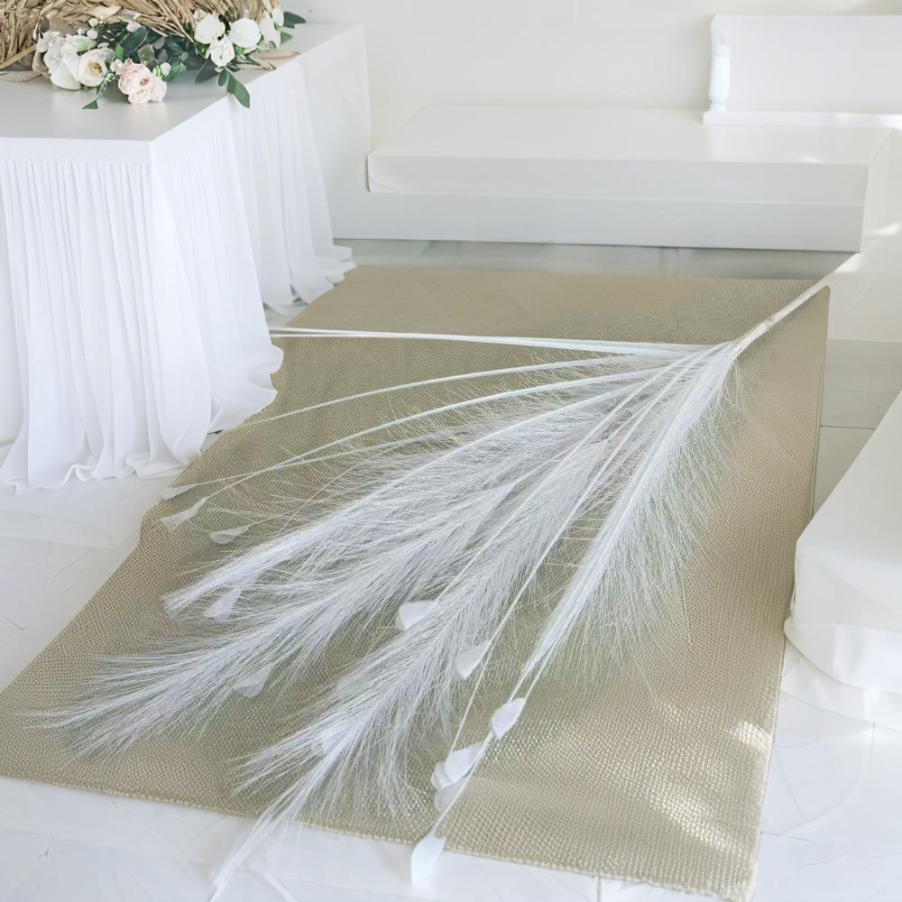 New Solid Color Colorful Peacock Grass Floral Decor Wedding Decorations Simulated Reed Grass Artificial Bouquet Office