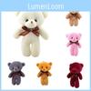 Soft And Durable Teddy Bear Stuffed Toy Keyring For Bag Or Car